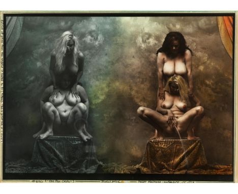 Jan Saudek, geb. 1935 PragLebt und arbeitet in Prag.The piss orgy, model print 5Gelantinesilberabzug.26,5 x 39,5 cm.Links unt