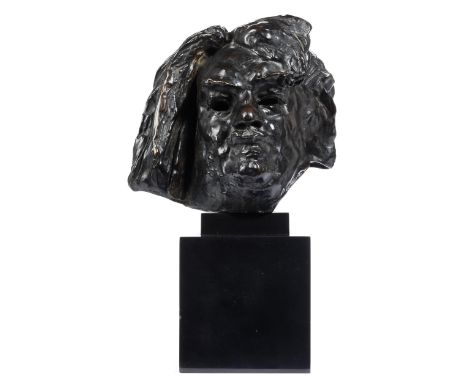 Auguste Rodin, 1840 Paris – 1917 MeudonTête de Balzac, dernier état, version au col coupé derrière l’oreille(Haupt des Balzac