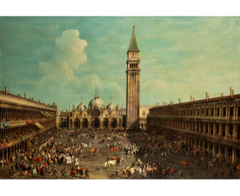 Giovanni Antonio Canal, genannt „Canaletto“, 1697 Venedig – 1768 undGiovanni Battista Cimaroli, um 1687 Salò – um 1753Caccia 