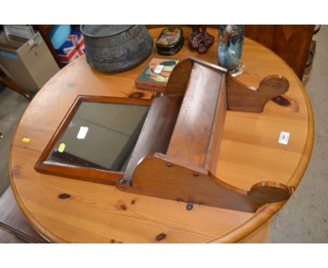 A Victorian mahogany framed mirror