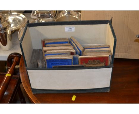 A box of various Ordnance Survey maps
