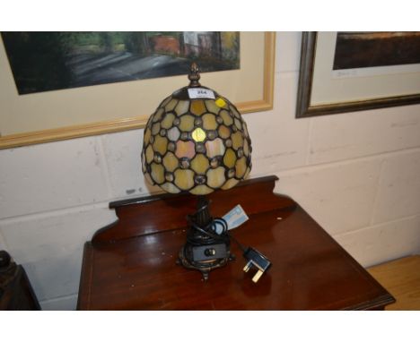 A Tiffany style table lamp 