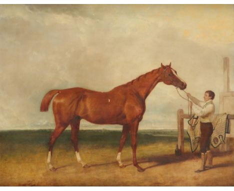Abraham Cooper RA (1787-1868) Portrait of Wouvermans, the property of G.O. Whiteside Esq. Signed with monogram and dated 1822