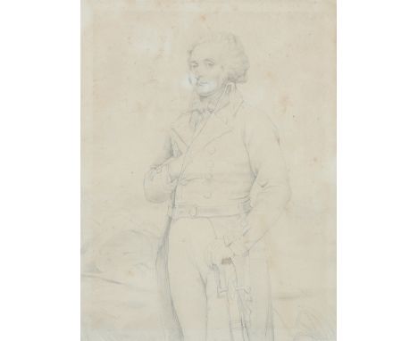 Jean-Marie-Raphael-Leopold Massard (French 1812-1889) Portrait of Alexandre Franηois Marie, Vicomte de Beauharnais (1760-1794