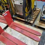 LOT: (2 pcs) Forklift Forks, Class 2, 16" x 42" x 5"