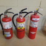 LOT: (3) Fire Extinguishers