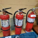 LOT: (3) Fire Extinguishers