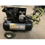 SANBORN Portable Compressor. Mod: SP 1682066, 1.6 HP, 20 gal.- 150 PSI