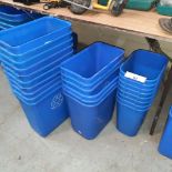 LOT: (24 pcs) Recycle Bins