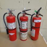 LOT: (3) Fire Extinguishers