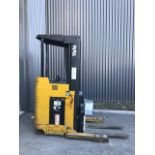 Yale Reach Lift, cap: 4,500lbs, 36 votls (NO Charger, Battery Functional but Weak) THIS LOT IS