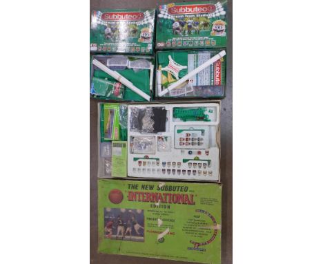 Two Subbuteo Dream Team sets and a Subbuteo International Edition game