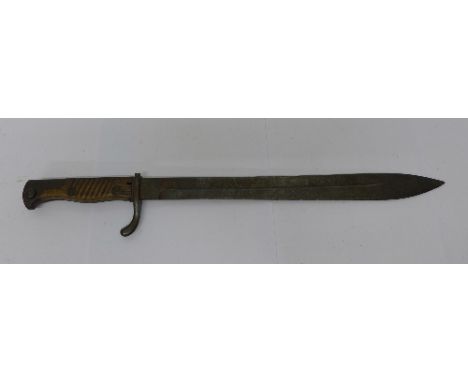 A German bayonet marked Alex Coppel, Solingen, no scabbard