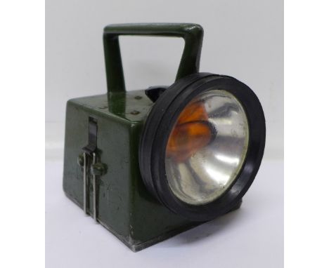 A Bardic military lamp, working