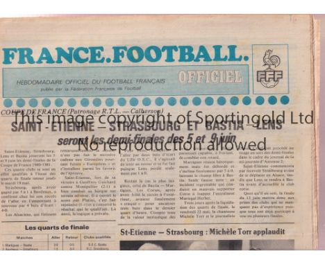 1981 EUROPEAN CUP FINAL      Liverpool v Real Madrid played 27/5/1981 at Parc des Princes, Paris. Official French Football Fe