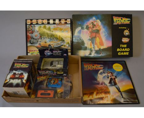 'Back to the Future', quantity of assorted toys and items: LJN Part II High Speed Racer, boxed; Halcyon HAL08 Part III Doc Em