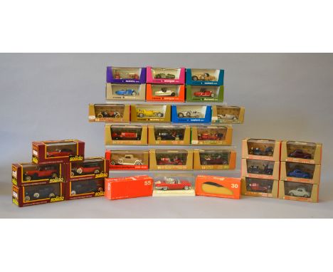 30 x assorted diecast models by Brumm, Rio and Solido. VG in G-VG boxes.