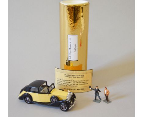 James Bond 007. Solido The James Bond Collection 'Goldfinger' Rolls Royce Set, ltd.ed. 42/100, includes: Rolls Royce Phantom 