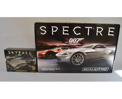 James Bond 007. A boxed Scalextric James Bond 'Spectre' slot car racing set, C1336  in 1:32 scale, which has been opened, tog