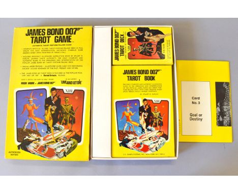 James Bond 007. US Games Systems James Bond Tarot Game, 1973, as featured in 'Live And Let Die'. Set includes Tarot of the Wi