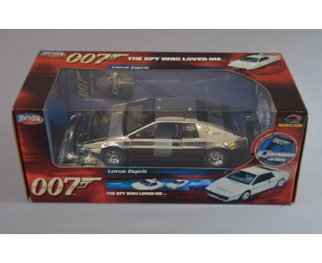 James Bond 007. A boxed 'Joyride' 007 model of the Lotus Esprit from the film 'The Spy Who Loved Me....', in 1:18 scale, a li