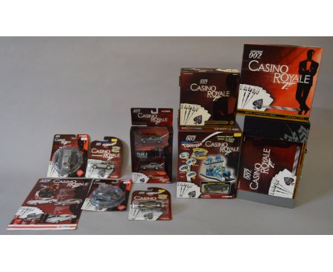 James Bond 007. A group of boxed Corgi James Bond 'Casino Royale' related diecast models including CC99193, a boxed Aston Mar