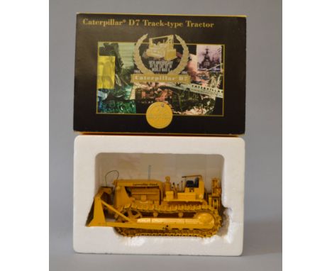 Norscot (NZG) 386 Caterpillar D7 Track-type Tractpr 1:25 scale diecast model, ltd.ed. 9951/10000. VG, boxed.