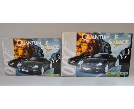 James Bond 007. Two boxed  James Bond slot car racing sets, C1220 'Quantum of Solace' in 1:32 scale, sealed in box, together 