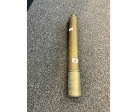 VICTORIAN BRASS TELESCOPE