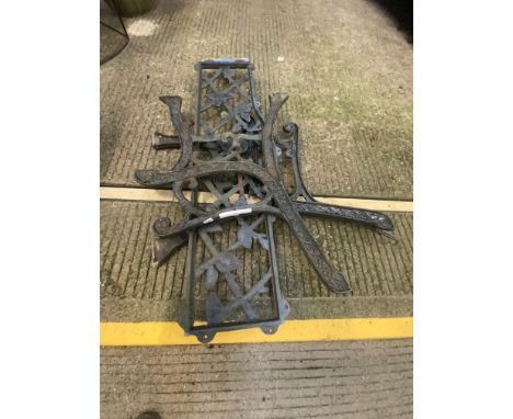 CAST METAL FOR GARDEN BENCH ( PROJECT )