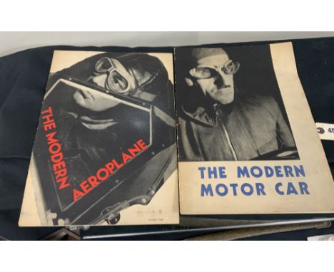 SHELL-MEX AND BP LTD MAGAZINE MODERN MOTORCAR AND THE MODERN AEROPLANE COMPLIMENTS OF THE SHELL-MEX AND BP LTD CIRCA 1930S