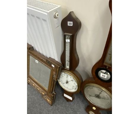 MID C19TH W BALDWIN BAROMETER MID 19TH CENTURY W BALDWIN ANAROID BAROMETER