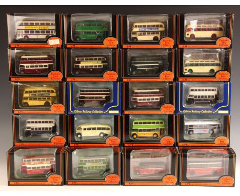 Sixty Gilbow Exclusive First Editions 1:76 scale die-cast model buses and coaches, and Gilbow Railway Collection 00 gauge die