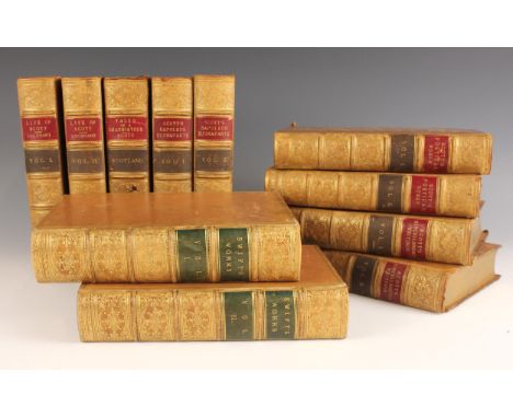 DECORATIVE BINDINGS: Swift (Jonathan) and Roscoe (Thomas), THE WORKS OF JONATHAN SWIFT, D.D. DEAN OF ST. PATRICK'S, DUBLIN. C
