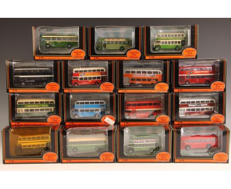 Seventy two Gilbow Exclusive First Editions 1:76 scale die-cast model buses and coaches, to include a 16311 Bristol LS Bus, a