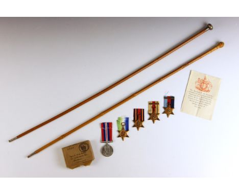 WORLD WAR II INTEREST: Five to A. E. W. Lember, comprising: the 1939-1945 Star; the Atlantic Star with Pacific clasp; the Afr