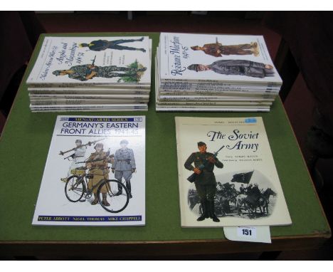 Osprey Publishing 'Men-At-Arms' Series Thirty Two Volumes, covering XX Century military forces including Germany's Eastern Fr