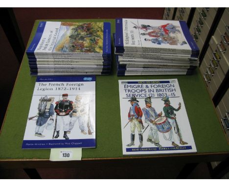 Osprey Publishing 'Men-At-Arms' Series Forty Three Volumes, predominantly covering XIX Century Armies including Napoleons Mou