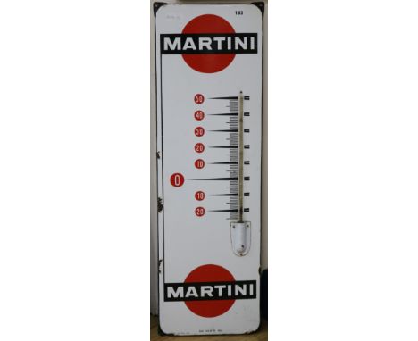 A Martini enamel sign 1958