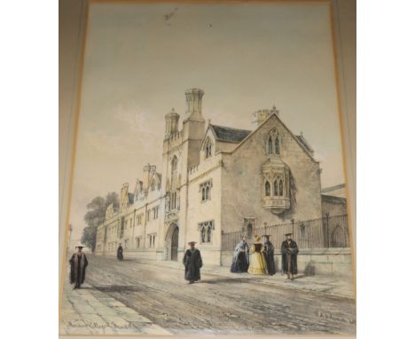 Thomas Shotter Boys (1803-1894)pair of lithographsThe Custom House and Board of Trade, Whitehall 17 x 12.5in., unframed and a