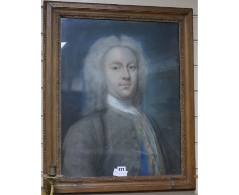 18th century English SchoolpastelPortrait of a gentleman22.5 x 17.5in.