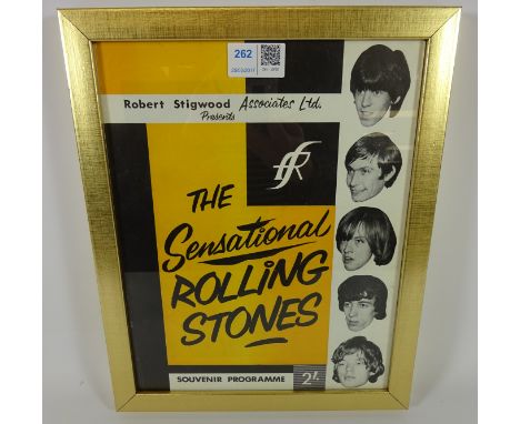 Pop Memorabilia - The Rolling Stones original fourth UK tour programme 1964   Condition Report   Click here for further image