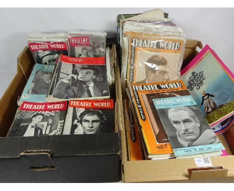 Theatre World publications, some complete years dating from the 1930's onward and other theater programmes and related items 