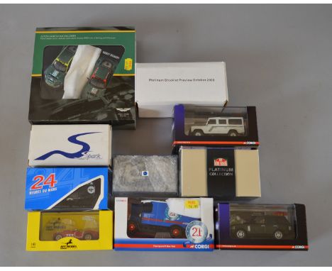 A small quantity of mixed boxed diecast models, mostly in 1:36 or 1:43 scale including examples by Corgi, Spark, IXO and Art 