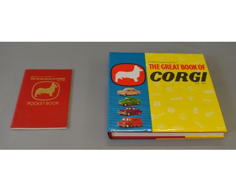 The Great Book of Corgi 1956-1983 by Marcel R. Van Cleemput complete with Pocket Book reference guide, appears VG.