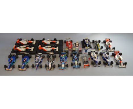 Collection of approx 25 Aryton Senna racing models, various manufacturers & scales.