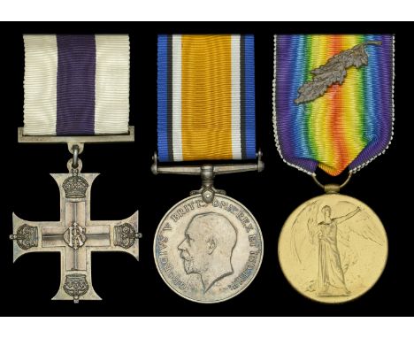 A fine Great War ‘1917’ FE2d and DH4 Ace’s M.C. group of three awarded to Major H. R. Harker, Royal Flying Corps and Royal Ai