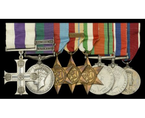 A scarce inter-War ‘Palestine 1936’ M.C. group of eight awarded to Captain J. L. Gardner-Brown, Royal Horse Artillery   Milit