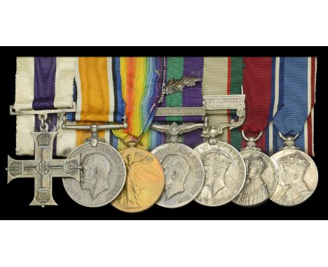An inter-War ‘Mesopotamia 1920’ M.C. group of seven awarded to Major A. A. Russell, Indian Army and afterwards Indian Politic