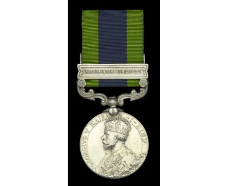India General Service 1908-35, 1 clasp, Malabar 1921-22 (5718584 Pte. L. Gover, Dorset. R.) good very fine £120-£160